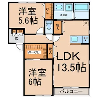 Liberty【1階】の間取り