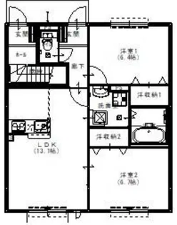 グランリーベ【1階】の間取り