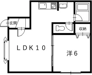 コーポA&C【1階】の間取り