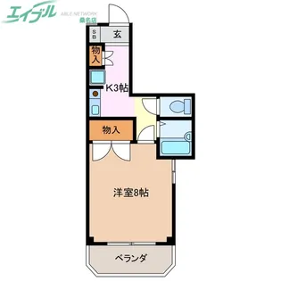 サザンクロス【3階】の間取り