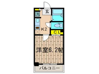エコロジ-都立大学レジデンスの間取り