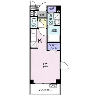 Warrior in 武蔵【3階】の間取り