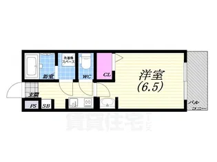 ルストーレ西宮北口【2階】の間取り