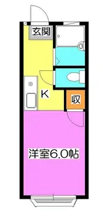 コモドN【2階】の間取り