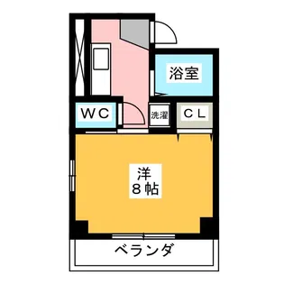 ヴィーブル浮野【2階】の間取り
