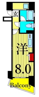 ARTESSIMO LINK CROSS【6階】の間取り