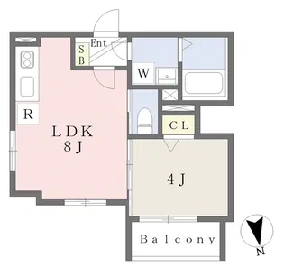(仮称)F asecia anela【2階】の間取り