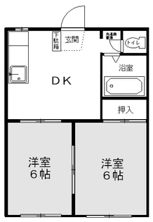 シンプソンII【2階】の間取り