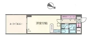 第2カブラキビル【3階】の間取り