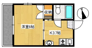 サンシャイン五日市【1階】の間取り
