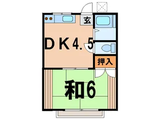 めじろハイツ【2階】の間取り