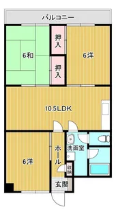 3LDKの間取り画像