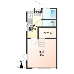 ダークホースクラブ【1階】の間取り