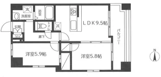 グラントーキョー【9階】の間取り
