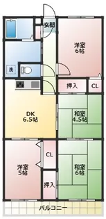 キィーロックハウス【3階】の間取り