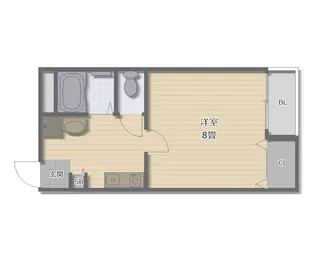 ヴァンテアン【2階】の間取り