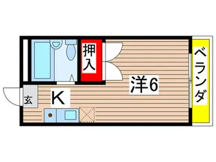 サンブル-池田【2階】の間取り