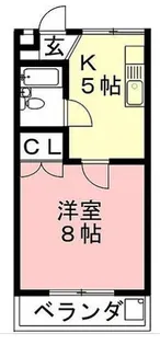 メゾンエイシン【3階】の間取り