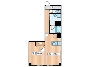 ユミハウス土樋【1階】の間取り