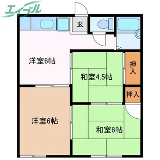 ハイツM【2階】の間取り