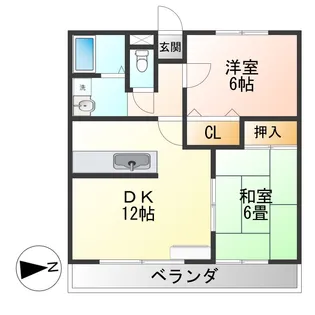 アヴィニヨン【1階】の間取り