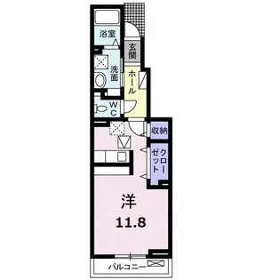 ルクス【1階】の間取り