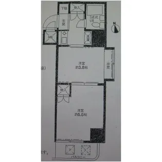 ホーユウコンフォルト西川口【7階】の間取り