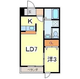 ブリストル【1階】の間取り