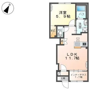 【新築】ファミーユ メゾン【1階】の間取り