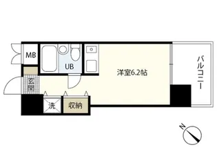 朝日プラザアムネット天満町【11階】の間取り