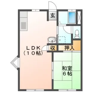 メゾン山本【1階】の間取り