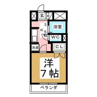 KYハウス【4階】の間取り