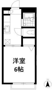 ヴェルパレス【2階】の間取り