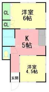 加藤アパート【2階】の間取り