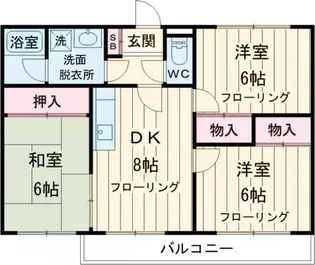 メゾン・ベル・アネックス【4階】の間取り