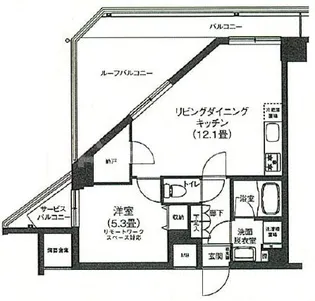 アイルプレミアム押上ノルド【3階】の間取り