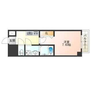 ES-Grande大阪福島【4階】の間取り