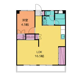 渋谷コート2号館【1階】の間取り