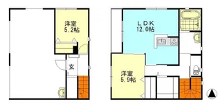 岡山県岡山市中区藤原西町2【一戸建】の間取り