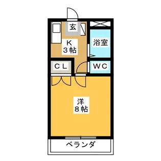 ドミール雅【2階】の間取り