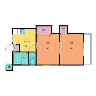 古畑マンション【2階】の間取り