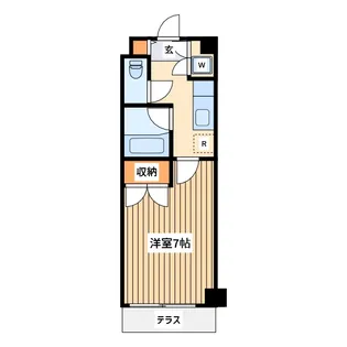 エトワール多摩川【1階】の間取り