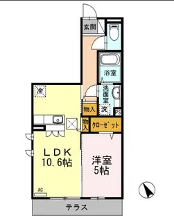 東京都練馬区早宮3【アパート】の間取り