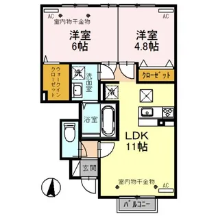 F. フォーナ【1階】の間取り