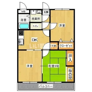 ファミーユ寿【1階】の間取り
