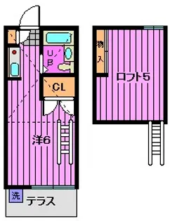 クリエイト西川口第3【1階】の間取り