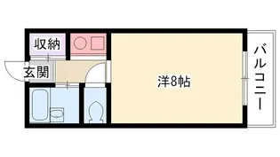 1Kの間取り画像