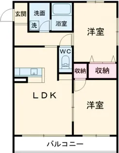 スリーゼ森町【1階】の間取り