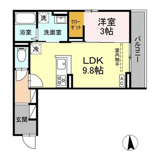 長野県長野市若里3【アパート】の間取り
