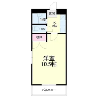 コンフォートハイツ清崎【2階】の間取り